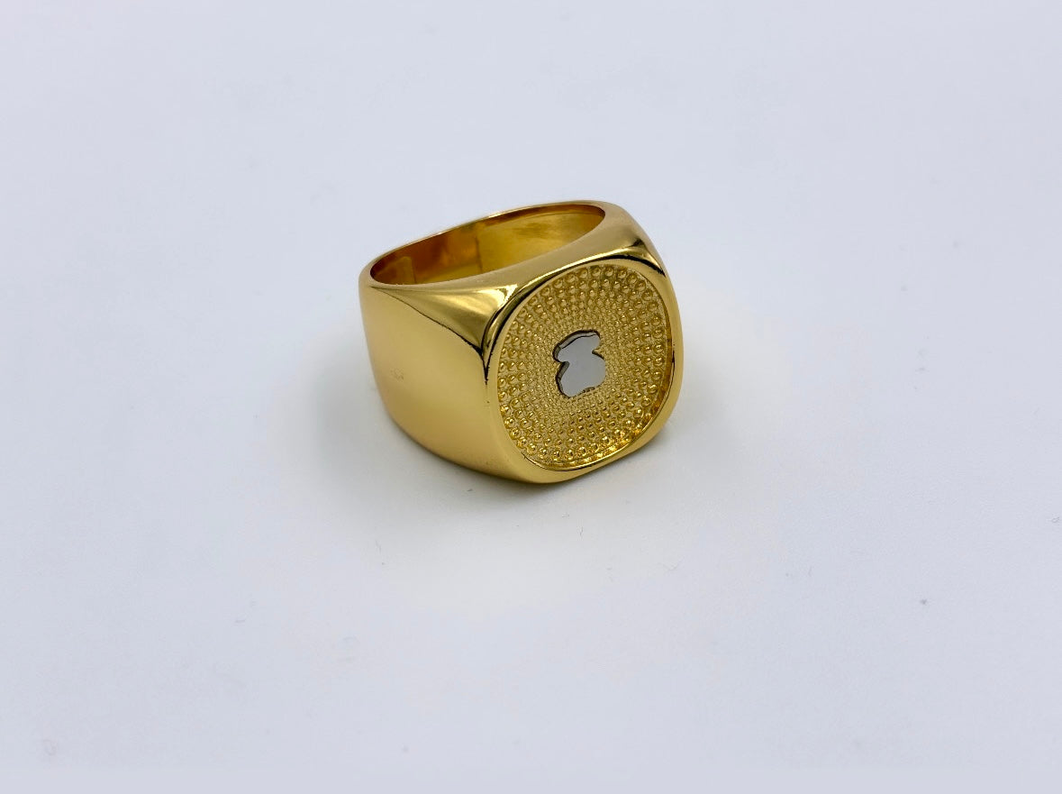 Anillo Oso Bicolor